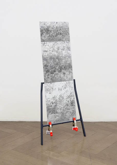 Similar Object (b), 2013, 15¾×47¼ screenprint on mirror