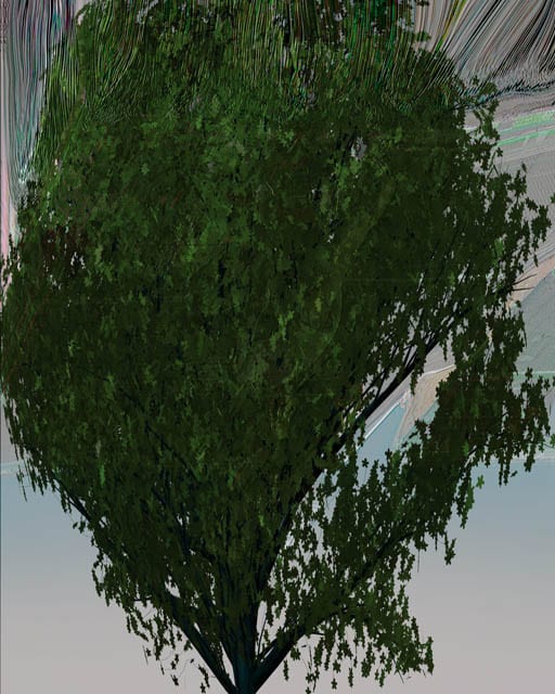 Green Scrape, 140131, 4309×3447px, 13×10″ / 331×265㎜ print