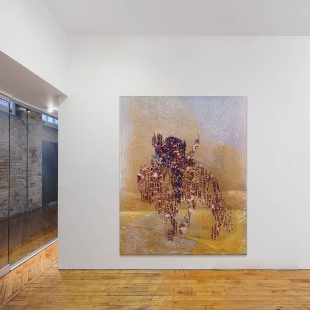 Rocinante and Blue Rider, 140714, 75×60in, 1910×1528㎜ print