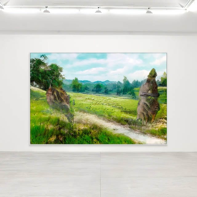 Alex Fischer, Totem Path, 211031, 120x180 inch matte print