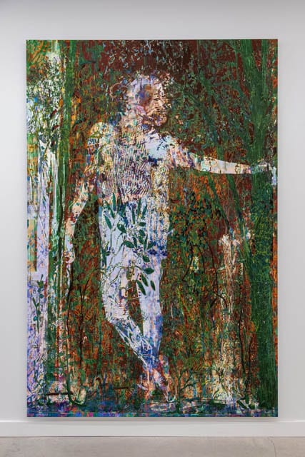 Alex Fischer, Homo Deus, 2022-171224, a unique 87×58 inch matte gicleé on aluminum